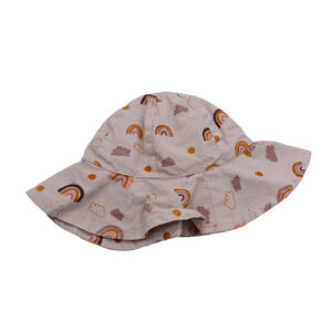 LIEWOOD Amelia Reversible Sun Hat for Toddlers -- Rainbow / Beige -- 3-4 Y